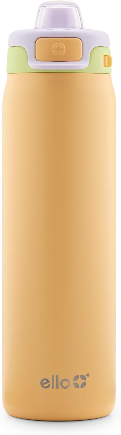 Ello Pop & Fill Insulated Stainless Steel Water Bottle with Quick Fill Lid, Leakproof Locking, Sip or Chug Spout, BPA-Free, Double Wall Vacuum Insulated for Sports, Travel & School- 22oz / 32oz / 40oz Ello