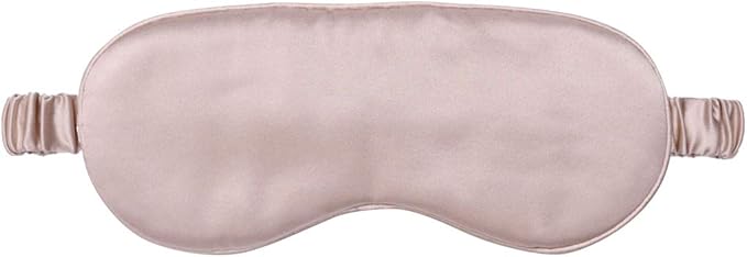 Silk Sleep Mask Light Blocking Luxury 100% Mulberry 19mm Silk Eye Mask Eye Cover Blindfold Ultra Soft Light & Comfy Anti Aging Skin Care with Travel Bag Gift Package - Bloomnest