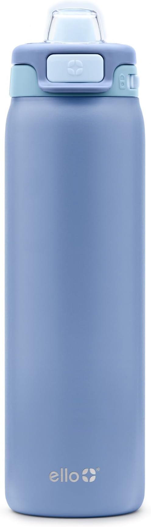 Ello Pop & Fill Insulated Stainless Steel Water Bottle with Quick Fill Lid, Leakproof Locking, Sip or Chug Spout, BPA-Free, Double Wall Vacuum Insulated for Sports, Travel & School- 22oz / 32oz / 40oz Ello