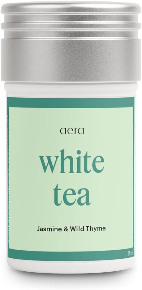 Aera Smart Home Fragrance Diffuser and White Tea Scent Refill Bundle - Alexa Compatible, Hypoallergenic, Family and Pet Safe, App Controlled - Bloomnest