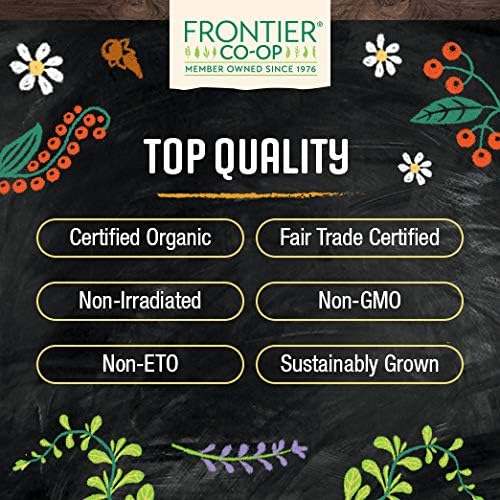 Frontier Co-op Organic Gunpowder Green Tea Leaves, 1-Pound Bulk, Smokey Green Tea, Maintains Freshness, Kosher, Fair Trade - Bloomnest