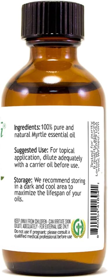 2 fl oz - Myrtle Essential Oil - 100% Pure Essential - GreenHealth