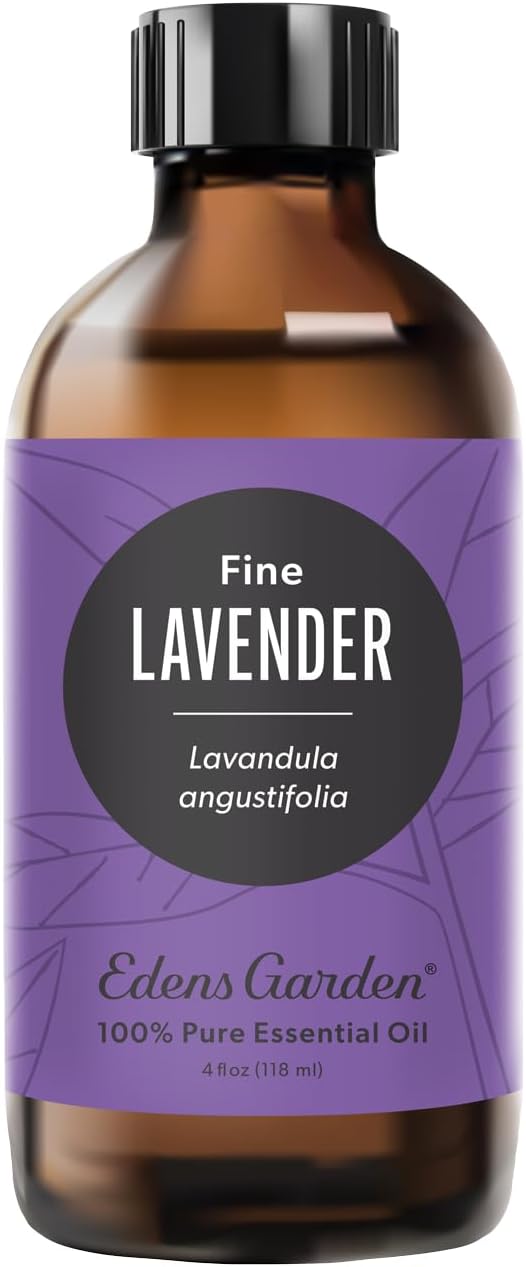 Edens Garden Lavender-Fine Essential Oil- 100% Pure Premium Grade, Undiluted, Natural, Therapeutic, Aromatherapy, The Best for Diffuser, Candle, Humidifiers, Kid Safe 118 ml (4 fl oz) EdensGarden