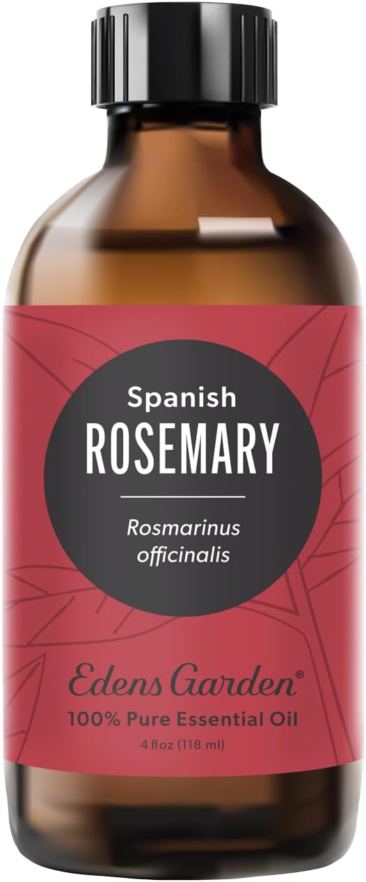 Edens Garden Rosemary-Spanish Essential Oil- 100% Pure Premium Grade, Undiluted, Natural, Therapeutic, Aromatherapy, The Best for Diffuser, Candle, Laundry, Humidifiers 118 ml (4 fl oz) - Bloomnest
