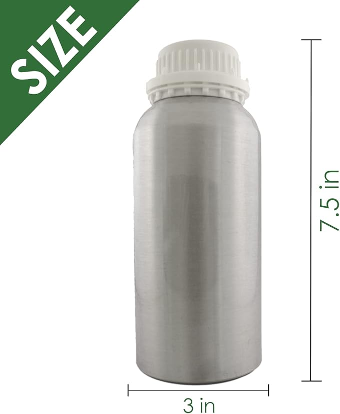 GreenHealth Anise Star Essential Oil 2 Pack – 16 fl oz Each (32 oz Total) | 100% Pure & Uncut | Aluminum Bottles for Long-Term Storage | Bulk Essential Oil for Aromatherapy, Candle Making, Diffusers - Bloomnest