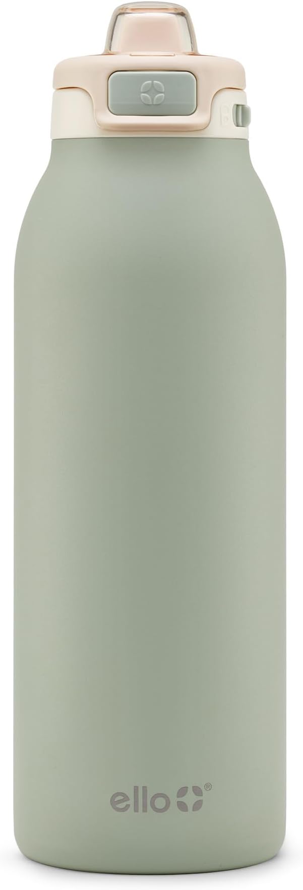 Ello Pop & Fill Insulated Stainless Steel Water Bottle with Quick Fill Lid, Leakproof Locking, Sip or Chug Spout, BPA-Free, Double Wall Vacuum Insulated for Sports, Travel & School- 22oz / 32oz / 40oz Ello