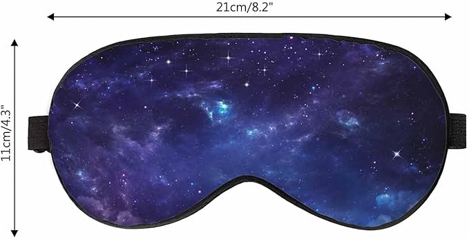 Galaxy Star Sleep Eye Mask Open Space Starry Sky Men Women Sleep Mask with Adjustable Strap Eye Cover Eye Shade for Travel, Nap,Meditation - Bloomnest