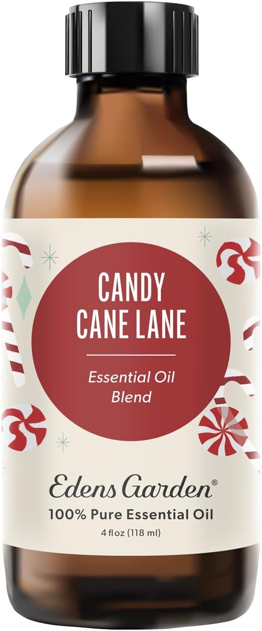 Edens Garden Candy Cane Lane Essential Oil Blend- 100% Pure Premium Grade, Undiluted, Natural, Therapeutic, Aromatherapy, The Best for Candle, Laundry, Humidifiers 118 ml (4 fl oz) - Bloomnest