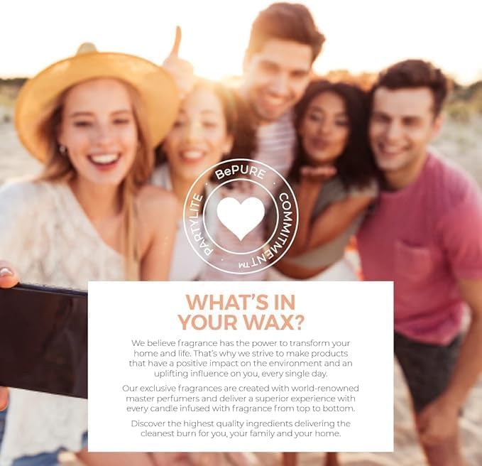 PartyLite Rosé All Day Jar Candle - 130-140 Hour Burn Time, Fruity & Floral Fragrance with Strawberry, Peonies, Rhubarb, & Honeydew Melon