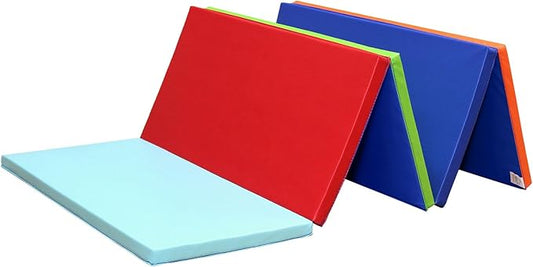 Gymnastics Mat Folding Stretch Mats 75"x31"x1.2" Exercise Muscle Training Children Play Horizontal Bar Mat Yoga Sports Soundproof Home Use - Bloomnest
