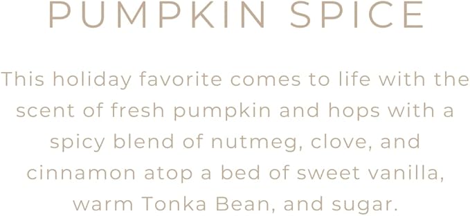 River Birch Candles Pumpkin Spice Scented Candle | Premium, All-Natural, Non-Toxic, Soy Candles | 16oz 90 Hr Burn Time | Cozy Relaxing Gifts for Home - Bloomnest
