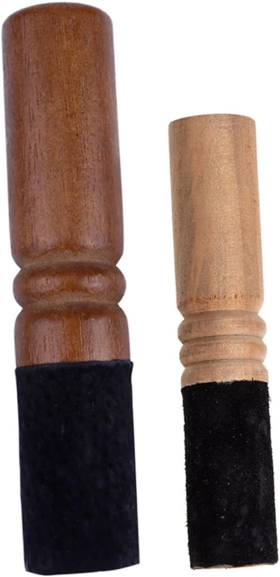 2Pcs Durable Singing Bowl Mallets for Meditation and Sound Healing Sticks for Yoga Bedroom and Temple Use Easy to Clean Sound Bowl Accessories - Bloomnest
