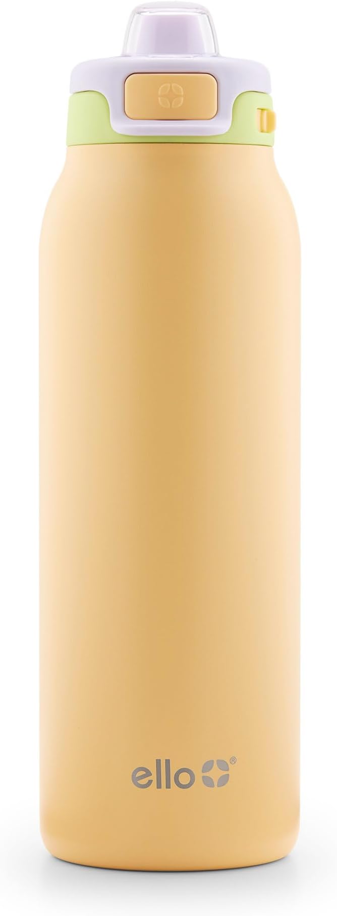 Ello Pop & Fill Insulated Stainless Steel Water Bottle with Quick Fill Lid, Leakproof Locking, Sip or Chug Spout, BPA-Free, Double Wall Vacuum Insulated for Sports, Travel & School- 22oz / 32oz / 40oz Ello
