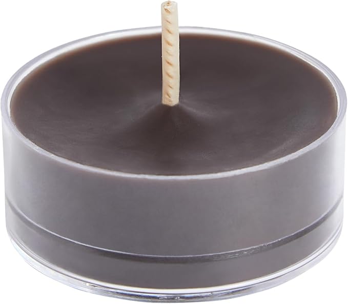 PartyLite Set of 12 Tea Lights Candles, Ebony Oud Scent, Aromatherapy Scented Candles Gift Set, Up to 4 to 6 Hours Burn Time - Bloomnest