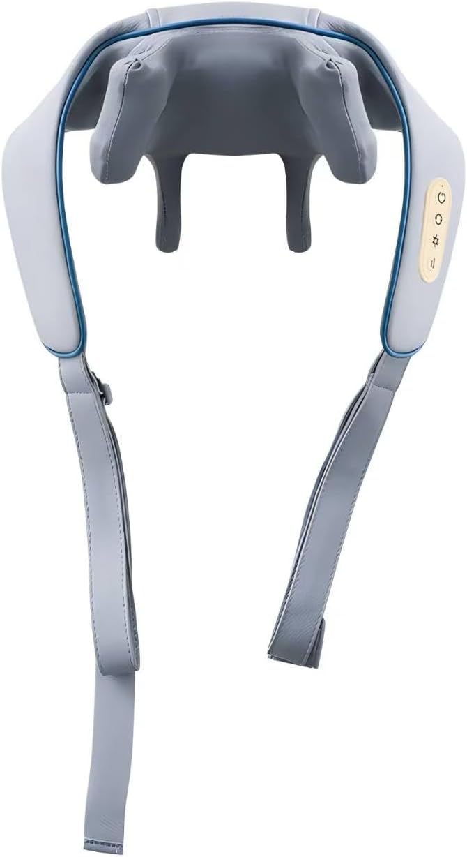 Massager for Neck and Shoulder Pain, Neck Massager, deep Tissue 3D kneading Massage Pillow, Suitable for Shoulder, Legs, Body Muscle Pain Relief, Gift for Men and Women. - Bloomnest