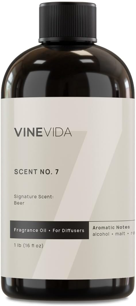 VINEVIDA [16 Fl Oz] Beer Fragrance Oil for Cold Air Diffusers, Essential Oils for Diffuser Oil Refill & Air Freshener Room Spray - Bloomnest