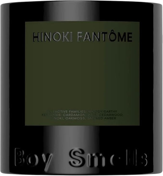 Hinoki Fantôme Scented Candles for Men and Women - 27 oz - Soy, Coconut Wax Candle Blend - Aromatic Candles for Home with Japanese Cypress, Jasmine and Smoked Amber - 100-Hour Burn - Cotton Wick - Bloomnest