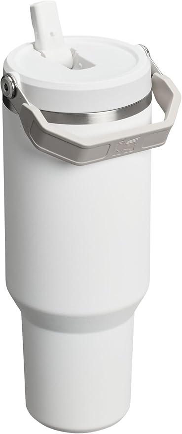 STANLEY IceFlow 2.0 Flip Straw Tumbler with Handle 40 oz | Twist On Lid and Flip Up Straw | Leak Resistant Water Bottle | Insulated Stainless Steel | BPA-Free | Frost - Bloomnest