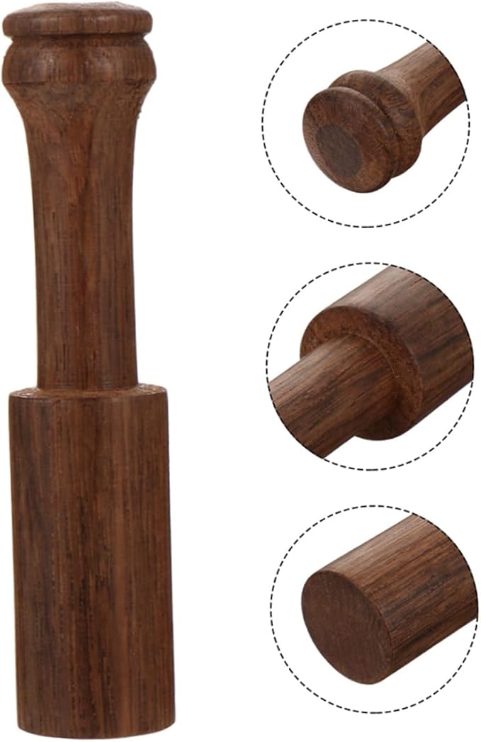 2pcs Wooden Sound Bowl Stick Durable Singing Bowl Mallet for Meditation Portable Striker for Calm and Peaceful Tones - Bloomnest