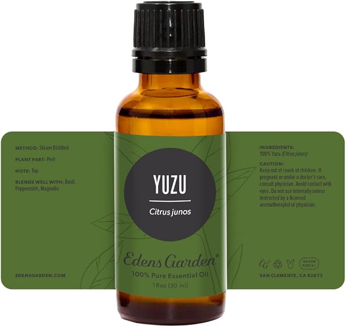 Edens Garden Yuzu Essential Oil- 100% Pure Premium Grade, Undiluted, Natural, Therapeutic, Aromatherapy, The Best for Diffuser, Candle, Laundry, Kid Safe 30 ml (1 fl oz) EdensGarden