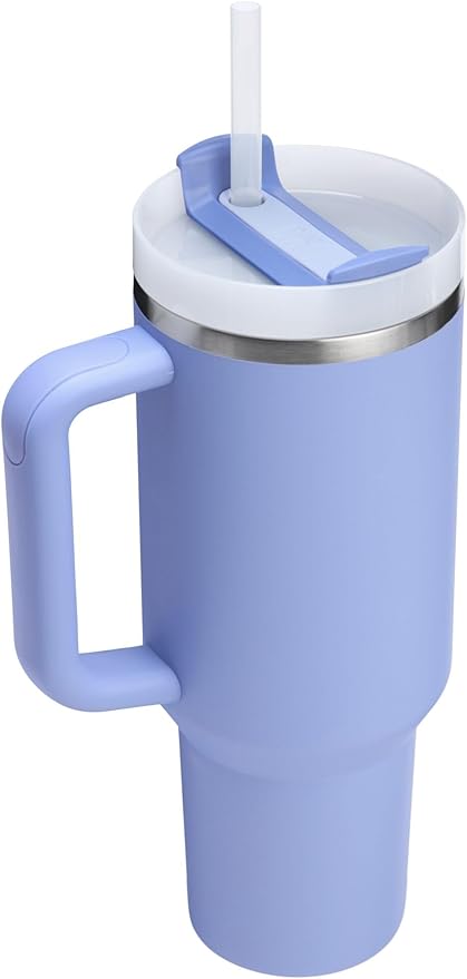 STANLEY Quencher H2.0 Tumbler with Handle and Straw 40 oz | Flowstate 3-Position Lid | Cup Holder Compatible for Travel | Insulated Stainless Steel Cup | BPA-Free | Hydrangea - Bloomnest