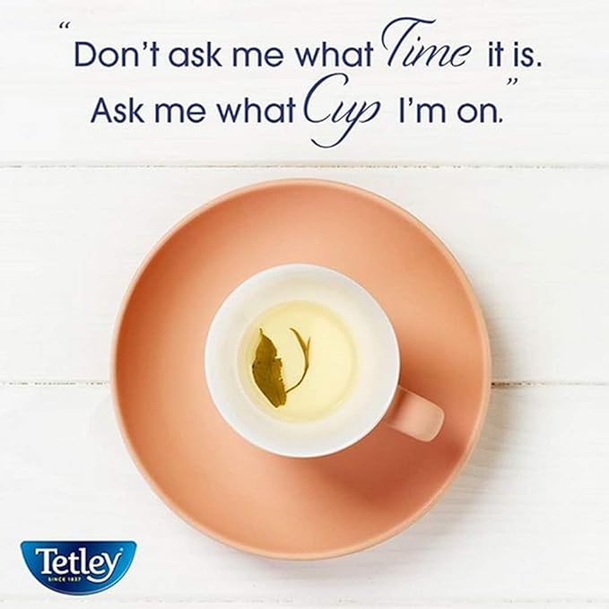Tetley British Blend Premium Decaf Black Tea, Decaffeinated Tea, 40 Teabags (Pack of 6), Rainforest Alliance Certified - Bloomnest