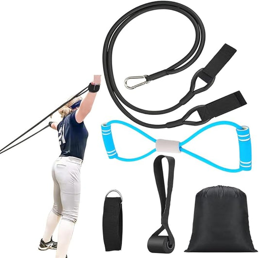 Baseball Softball Resistance Training Bands - Pitching Trainer and Arm Trainer for Pitching Arm Strength Throwing Warm up Stretching - Bloomnest