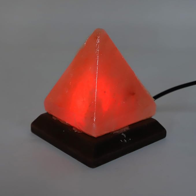 Himalayan Salt Lamp RGB 7 Colors Changing Hand Carved with Wood Base Lamp for Home Decoration Gift - Bloomnest