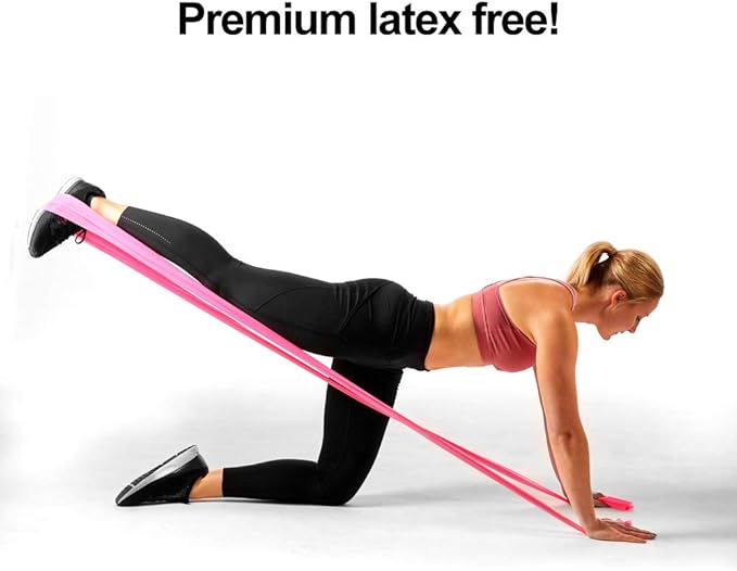 Resistance Band for Working Out - 8,16,24 Yard Resistance Bands Bulk Rolls - 10 Strengths in Light Medium and Heavy Exercise Bands - Latex Free Workout Bands Including iPhone App and e-Book - Bloomnest