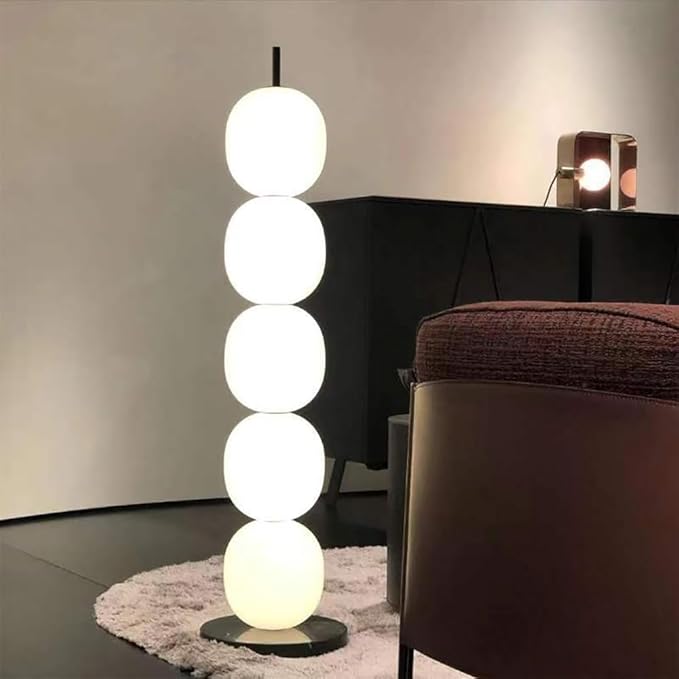 Nordic Floor Lamp LED Modern Fashion Creative Tomatoes on Sticks Standing Lights for Home Living Room Sofa Bedroom (C) - Bloomnest
