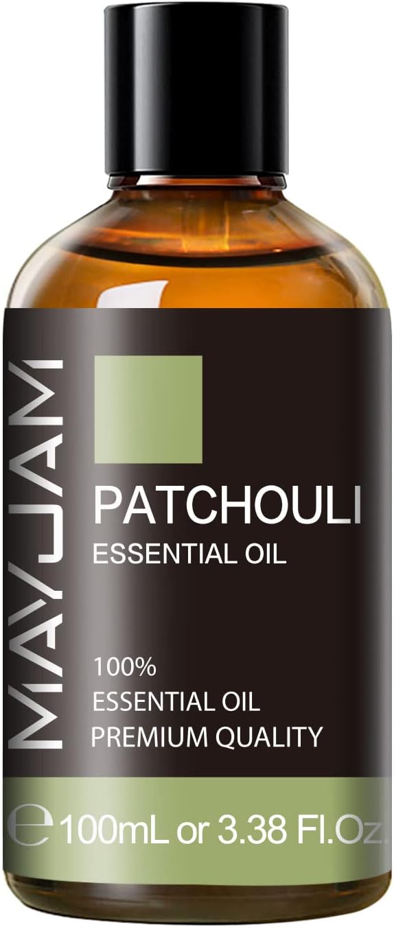 Patchouli Essential Oil, MAYJAM 3.38FL.OZ Essential Oils, Use with Aromatherapy Diffuser, During Yoga, Massage, Bath, Patchouli Oil for Skin - Bloomnest