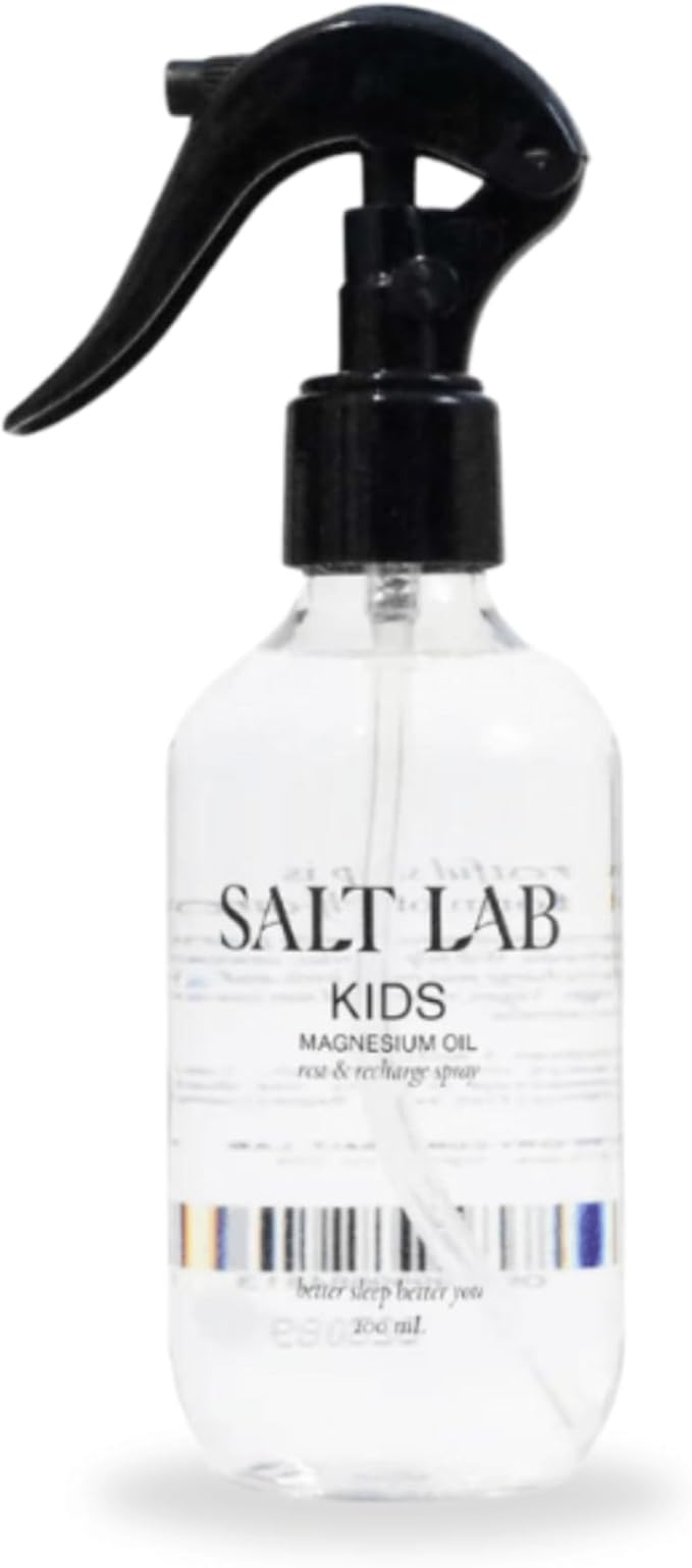 Kids Magnesium Oil Spray, Gentle Magnesium Spray for Children, Topical, Non Sticky Formula, Supports Relaxation & Sleep, Lightweight, Quick Drying, Fragrance Free, 6.8 Fl Oz, 1 Pack - Bloomnest
