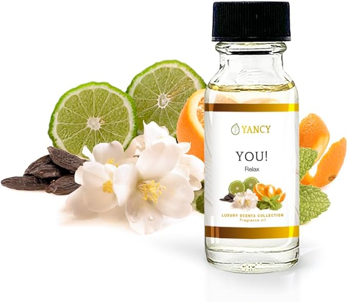 YANCY You Luxury Collection Fragrance Oil (1/2 oz), Intimate and Warm Scent, Ideal for Diffusers, Oil Burners & Aroma Lamps, Soft Signature Fragrance for Personal Spaces YancySpa