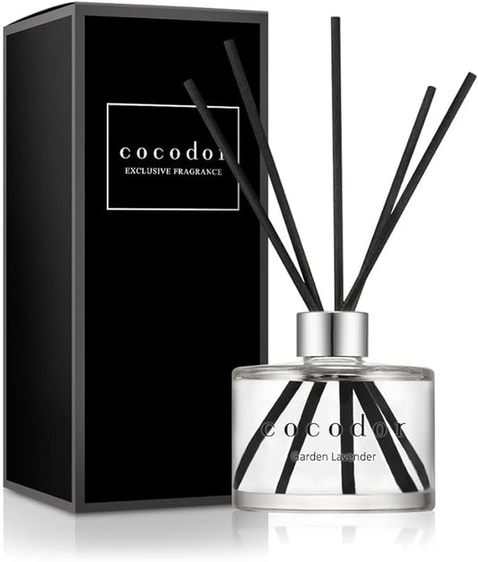 COCODOR Signature Reed Diffuser Set/Garden Lavender / 6.7oz /1 Pack/Home Fragrance Diffuser, Oil Scent Diffuser for Bathroom Shelf Decor - Bloomnest