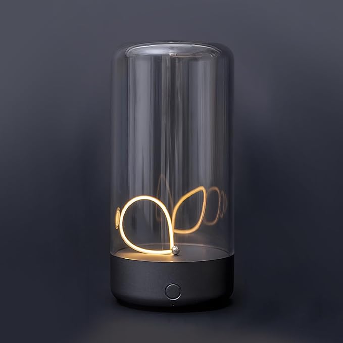 AUGE LIGHT Mini Minimalist Table Lamp Cordless LED Desk Lamp Rechargeable Modern Night Lights Portable Nightstand Lamps Unique Ambient Light Mood Lighting for Bedroom, Beside, Nursery - Bloomnest