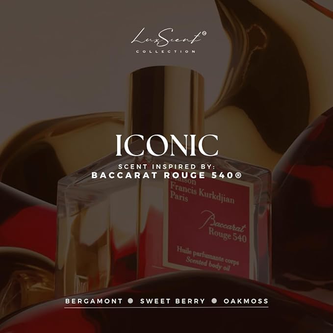 Iconic Baccarat Rouge Aroma Car Diffuser Cartridge Fragrance Refill 20ML Compatible with All Ultrasonic Smart Car Diffusers - Luxury Hotel Fragrance - Aromatherapy - Ideal for Cars, Trucks & More - Bloomnest