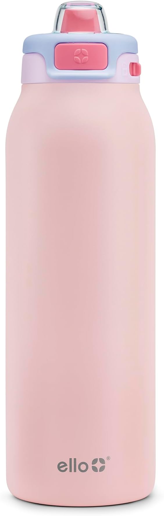 Ello Pop & Fill Insulated Stainless Steel Water Bottle with Quick Fill Lid, Leakproof Locking, Sip or Chug Spout, BPA-Free, Double Wall Vacuum Insulated for Sports, Travel & School- 22oz / 32oz / 40oz Ello