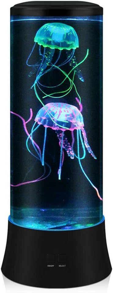 EDIER Jellyfish Lamp, LED Fantasy Jelly Fish Light, 7 Color Setting Jellyfish Tank Table Lamp Decorations for Home Office Decor Great Gifts for Kids - Bloomnest