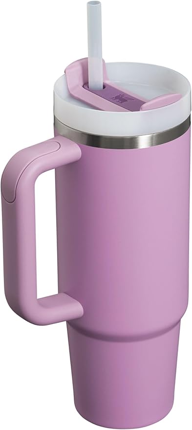 STANLEY Quencher H2.0 Tumbler with Handle and Straw 30 oz | Flowstate 3-Position Lid | Cup Holder Compatible for Travel | Insulated Stainless Steel Cup | BPA-Free | Lilac - Bloomnest