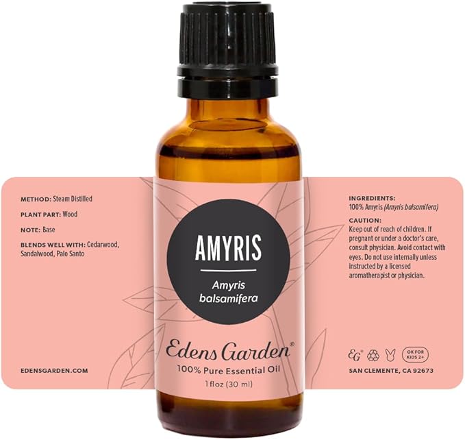 Edens Garden Amyris Essential Oil, 100% Pure Therapeutic Grade (Undiluted Natural/Homeopathic Aromatherapy Scented Essential Oil Singles) (Amyris, 30 ml) - Bloomnest