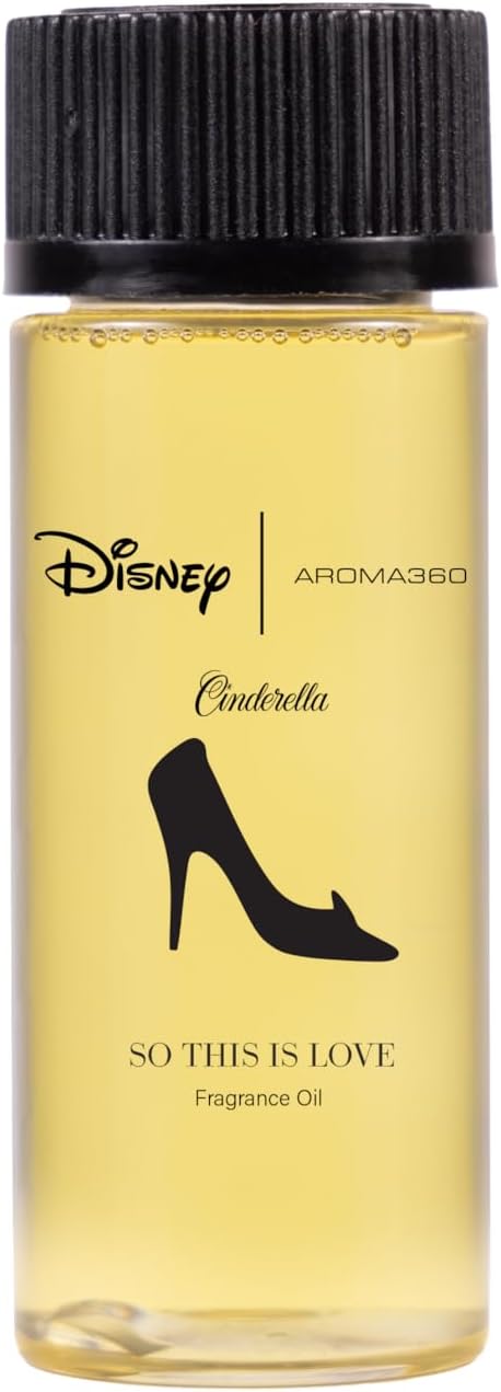 Aroma360 x Disney | So This is Love Oil Blend | Disney Princess Cinderella Luxury Essential Diffuser Oil | Aromatherapy Scent Diffuser Oil | Pear, Jasmine and Patchouli 1.7 fl oz, 50 mL - Bloomnest