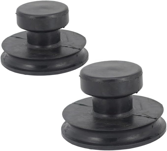 Toyvian Singing Bowl Suction Cups 2-Pack Rubber Handles for Secure Nepali Sound Bowl Lifting Meditation Accessories - Bloomnest