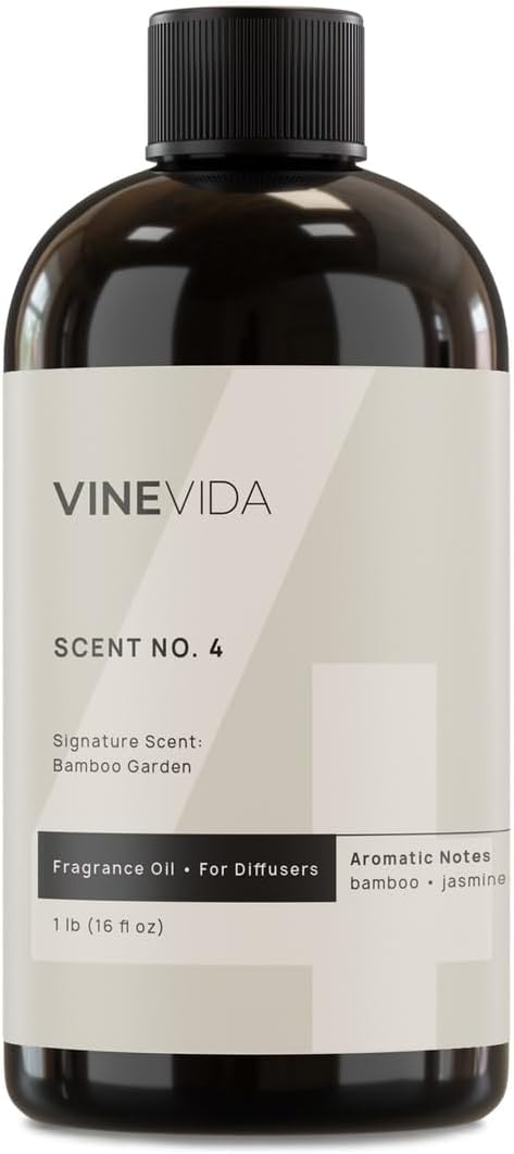 VINEVIDA [16 Fl Oz] Bamboo Garden Fragrance Oil for Cold Air Diffusers, Essential Oils for Diffuser Oil Refill & Air Freshener Room Spray - Bloomnest