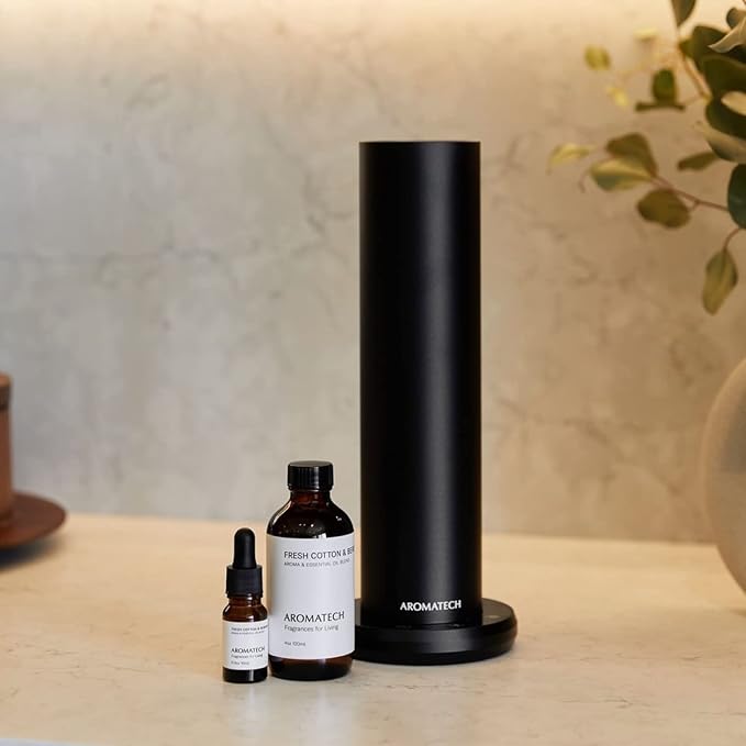 Aromatech Fresh Cotton and Bergamot Essential Oil Blend: Luxury Hotel Inspired Aromatherapy with Bergamot, Fresh Cotton & Sandalwood for Ultrasonic Diffusers & Nebulizers - 4 fl oz, 120 mL - Bloomnest