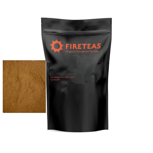 FIRE TEAS Pure Cinnamon Powder - Loose Leaf Tea -