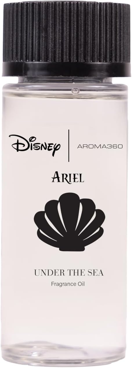 Aroma360 | Disney Under The Sea Fragrance Oil Blend | The Little Mermaid | Princess Ariel | Luxury Essential Oil Diffuser | Aromatherapy Scent Diffuser Oil | Bergamot, Ivy and Ocean 1.7 fl oz, 50 mL - Bloomnest