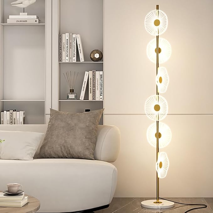 Nordic Floor Lamp Modern Art Family Iiving Room Bedroom Creativity Atmosphere LED Decorative Standing Light(V) - Bloomnest