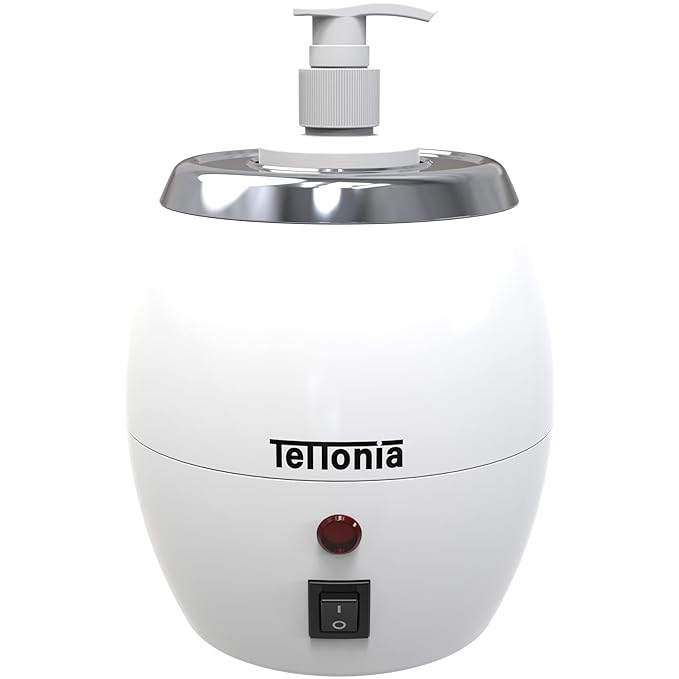 Massage Oil/Lotion Bottle Warmer - Auto-Temperature (White Pearl) - Bloomnest