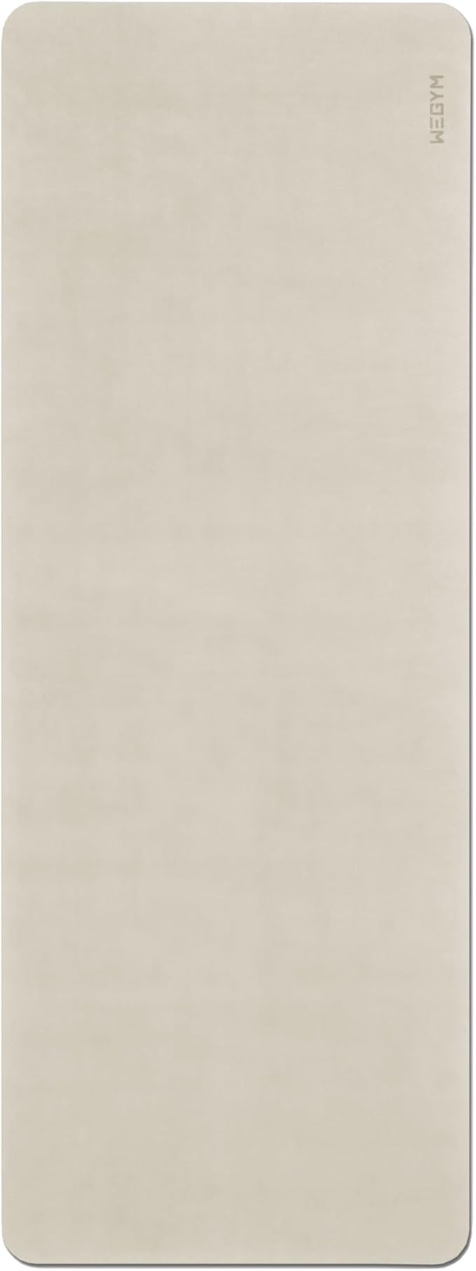 WeGym Yoga Mat, 4mm Cushioned Exercise Mat for Yoga, Pilates, Home Workouts - Anti Slip Polyurethane Suede Yoga Mat with Carrying Strap