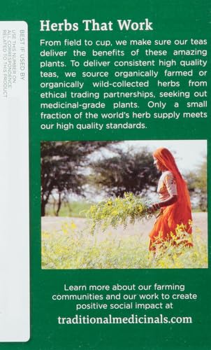 Traditional Medicinals Organic Lemon Ginger Tea, 1.13 Oz, 16 Count (Pack of 2) - Bloomnest